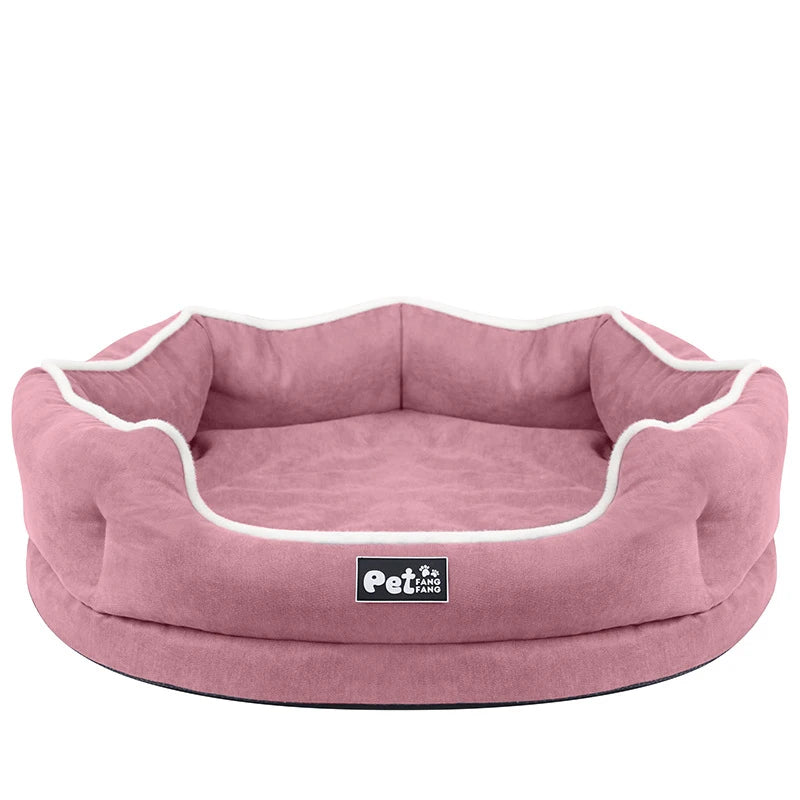 New Dog Cat Bed Solid Design Removable and Washable Autumn/Winter Warm Pet Bed