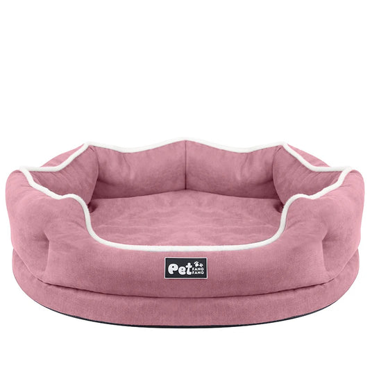 New Dog Cat Bed Solid Design Removable and Washable Autumn/Winter Warm Pet Bed