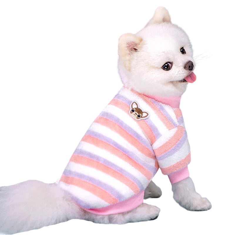 Dog Clothes Warm Pet Vest Shirt Fleece Pet Dog Clothes for Dogs Clothing Pets Dogs Cat Tshirt Outfit Apparel Coats