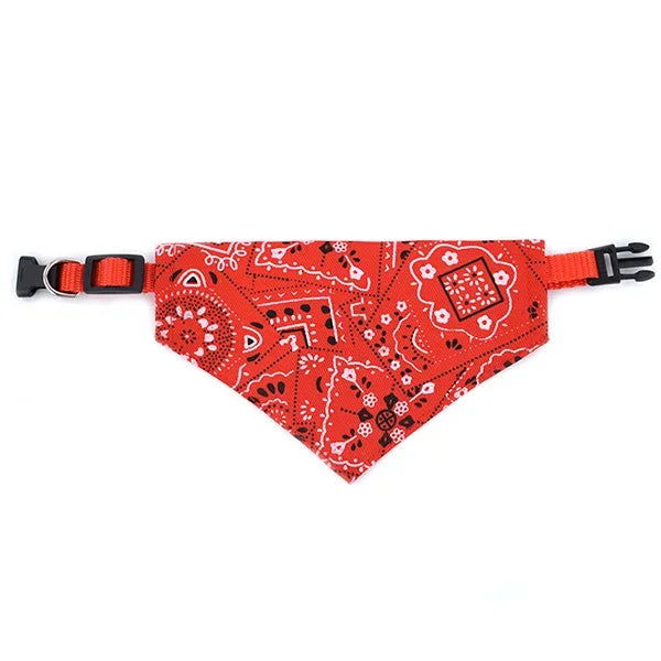 Dogs Collar Belt Pet Triangle Neckerchief Drool Anti Flea And Tick Towel Necklace Straps Harness Leash  Puppy and Cat Kitten