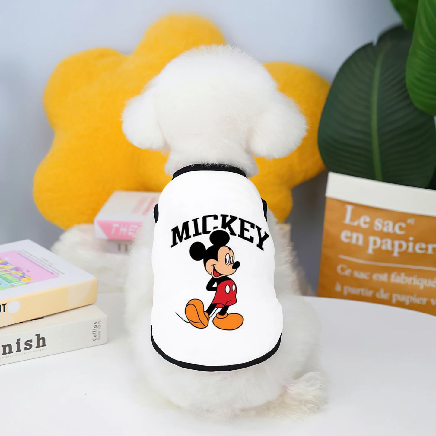 Puppy Summer Clothes Minnie Mickey Elements Pet Dog Clothes Chihuahua Vest Supplies Products Home Garden