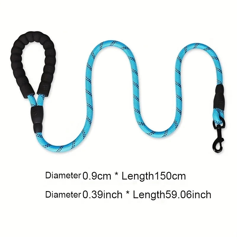 Pet Leash with Reflective & Comfortable Padded Handle for Small, Medium and Large Dogs