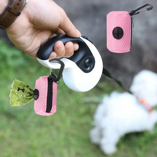 Mesh Dog Poo Bags Dispenser Portable