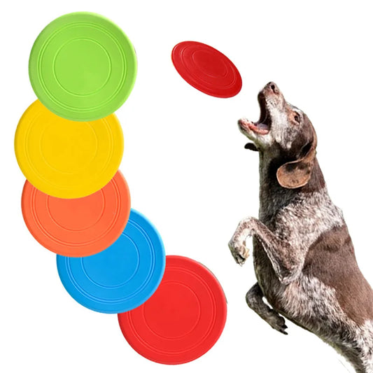 Outdoor Play Flying Discs Dog Toys Training Throwing Durable Bite-resistant Pet Supplies Interactive Disc Dog Toy Water-floating