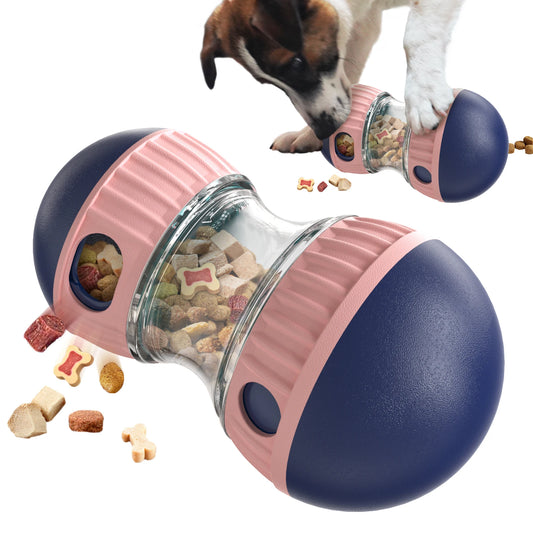 Interactive Dog Toys Puzzle Toy Ball Adjustable Food Treat Dispensing Enrichment Toys for Dogs Intelligence Rolling Ball