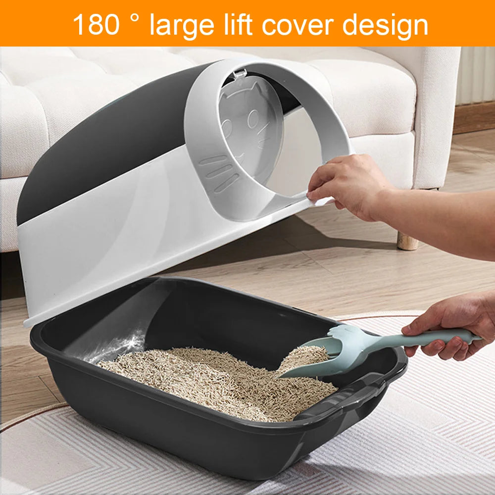 35*50*36cm Cat litter box cat bedpan Cat Litter Box Sandbox Cats Rabbit Small Animals Cat Tray Litter Pet Supplies