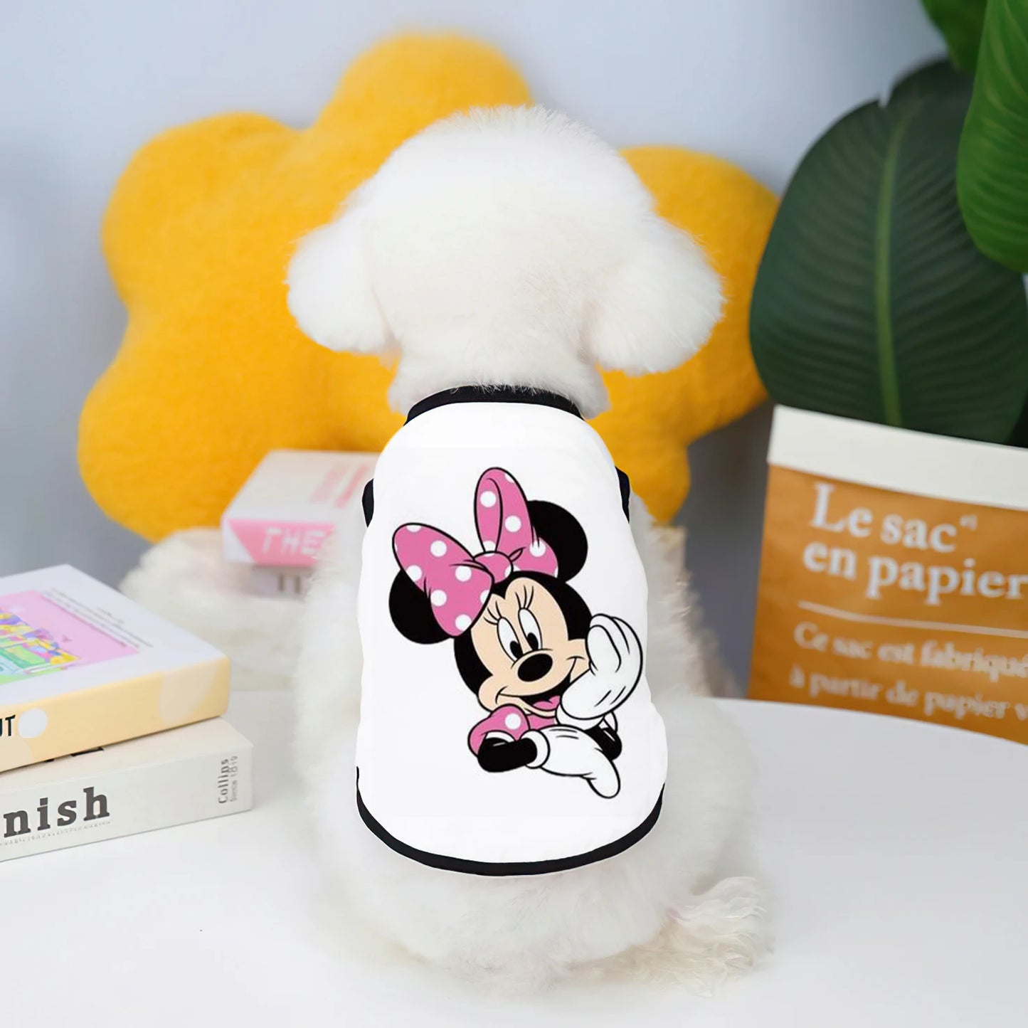 Dog Vest Minnie Mickey Elements Puppy Summer Clothes Chihuahua Pet Supplies Products Home Garden