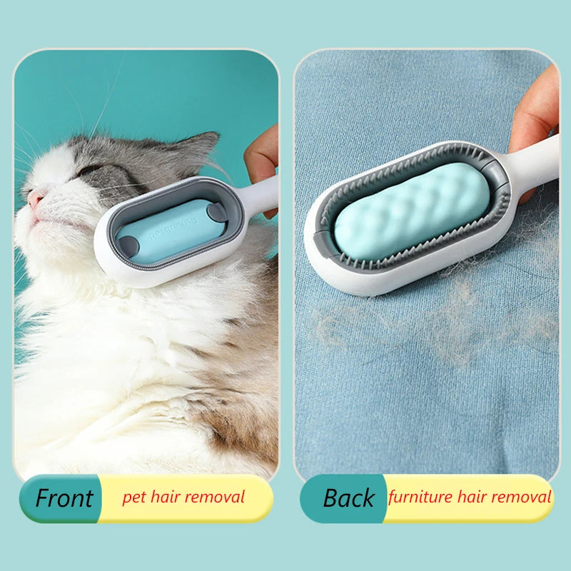 Pet Grooming Brush Multifunctional Cat Dog Comb Remove Floating Hair Sticky Hair Pet Cleaning Grooming Supplies Cat Brush