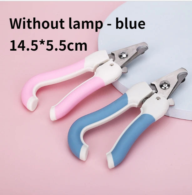 Professional Pet Nail Clipper LED Light Pet Nail Clipper Claw Grooming Scissors for Small Dogs Cats Scissors Dog Accessories