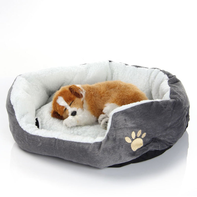 Pet Dog Sofa Bed Provides Warmth For Small Dogs Cat And Dog Mattress Pet Kennel Thickened Washable Plush Pet Supplies