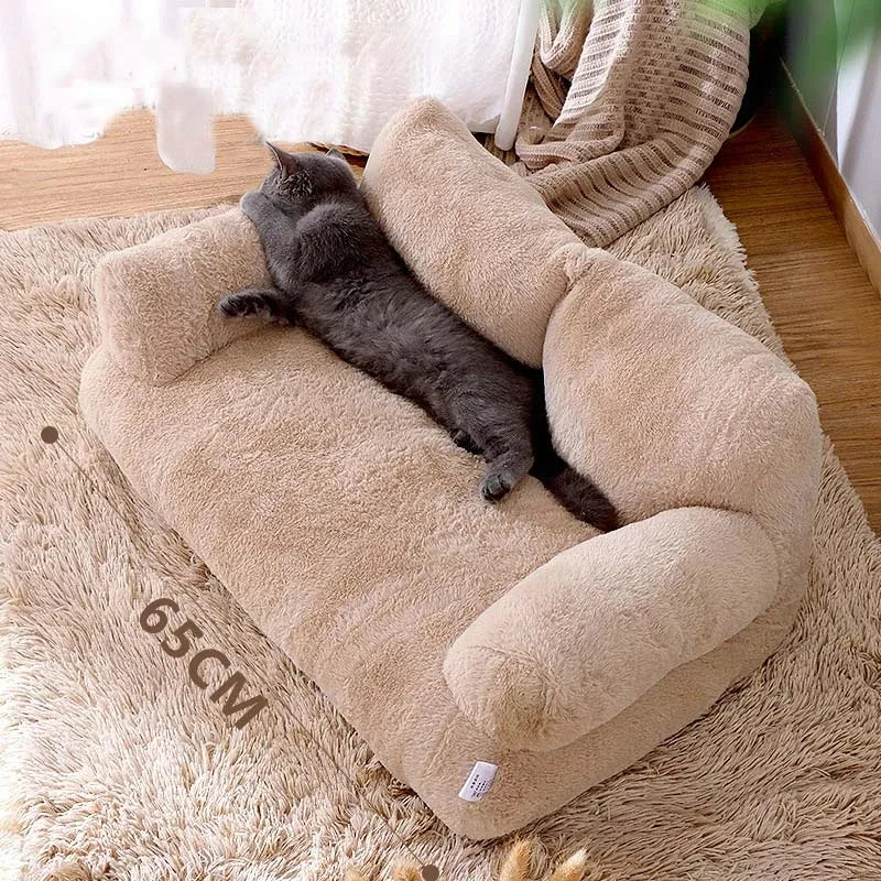 Cat Bed Sofa Winter Warm Cat Nest Pet Bed for Small Medium Dogs Cats Comfortable Plush Puppy Bed Pet Supplies