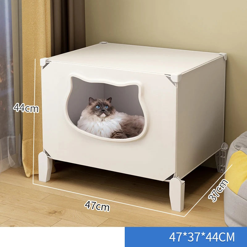 Cat Bed Detachable Cat Hiding House Comfortable Small Dog Nest Washable Cave Cats Beds