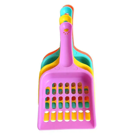 Pet Cat Litter Shovel with Plastic Mesh Design