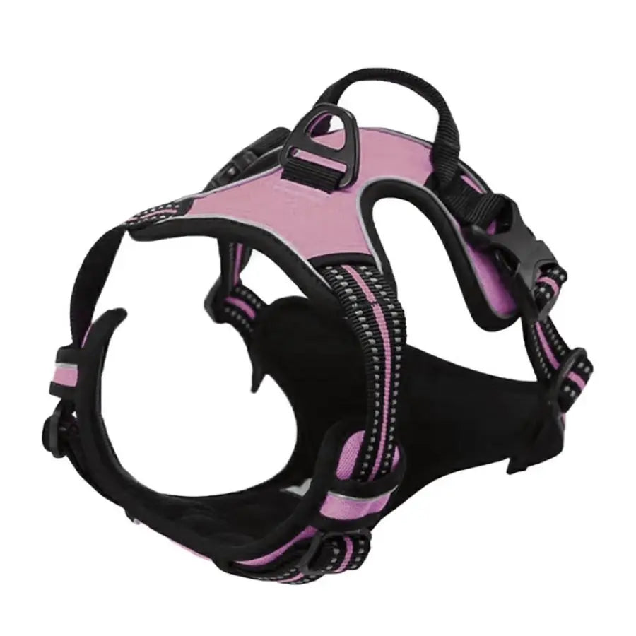 No Pull Dog Harness Front Clip Heavy Duty Reflective Easy Control Handle for Large Dog Walking