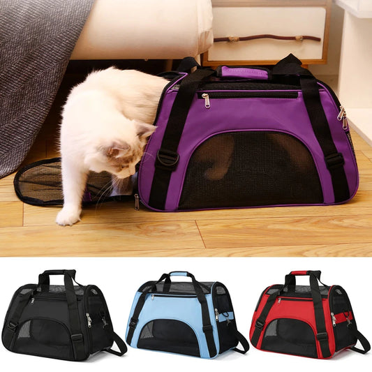 Pet Travel Carry Bag Suitable for Small Dogs, Cats and Puppies, and Small Animals.
Airline Approved Luggage Bag