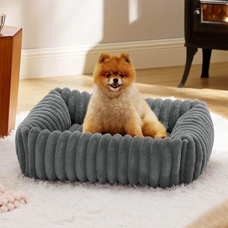 Large Pet Cat Dog Bed Square Plush Kennel Summer Washable Cat Mat Mattress Pet Cushion Medium Large Dogs Pet Supplies