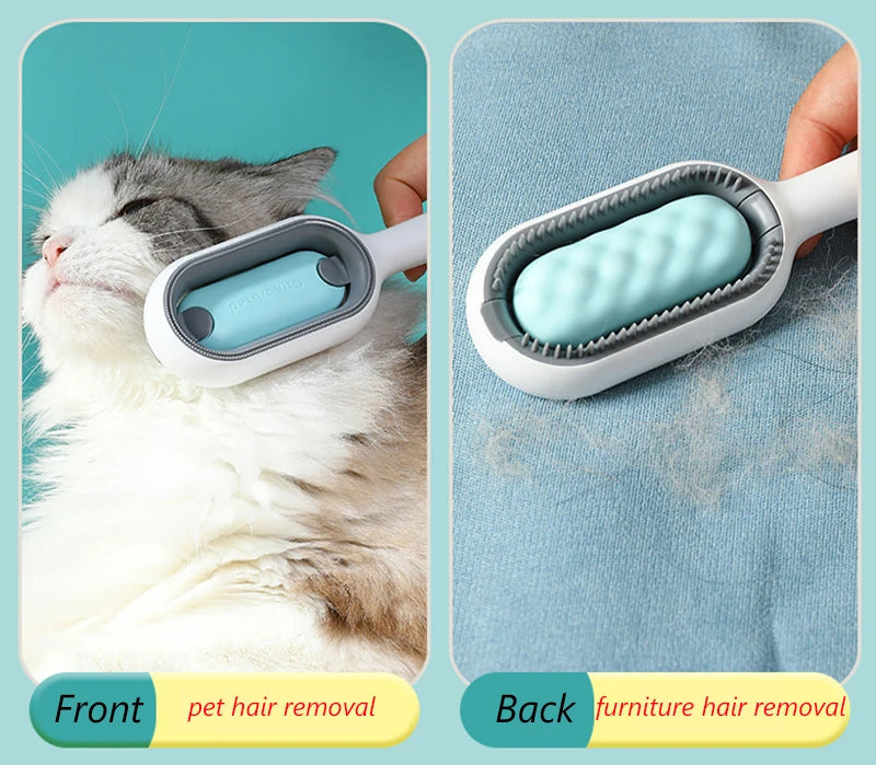 Pet Grooming Brush Multifunctional Cat Dog Comb Remove Floating Hair Sticky Hair Pet Cleaning Grooming Supplies Cat Brush