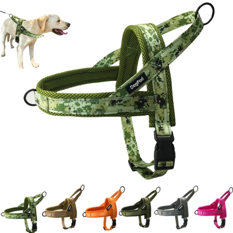 No Pull Dog Harness Soft Padded Dog Harnesses Vest Reflective Pet Training Harnesses Durable For Small Medium Large Dogs Bulldog