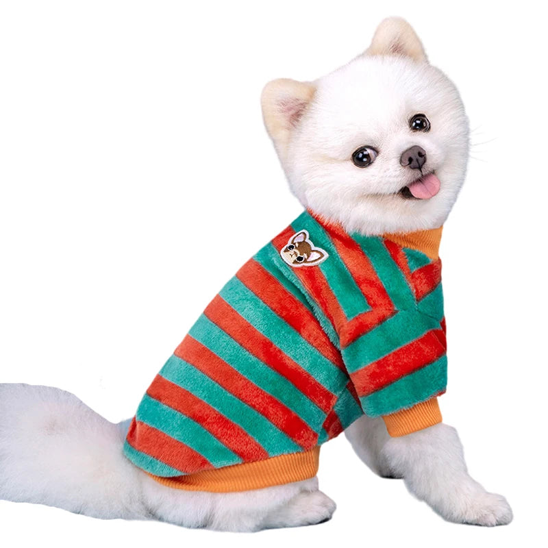 Dog Clothes Warm Pet Vest Shirt Fleece Pet Dog Clothes for Dogs Clothing Pets Dogs Cat Tshirt Outfit Apparel Coats