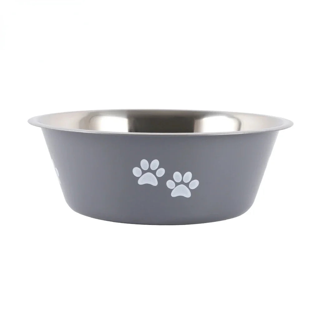 Cute Dog Bowls for Medium Large Dogs Feeding Bowls Water Bowls Stainless Steel Small Dog Food Bowl