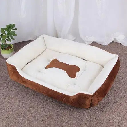 Pet Large Dog Bed Warm House Candy-colored Square Nest Pet Kennel For Small Medium Large Dogs Cat Puppy Plus Size Dog Baskets