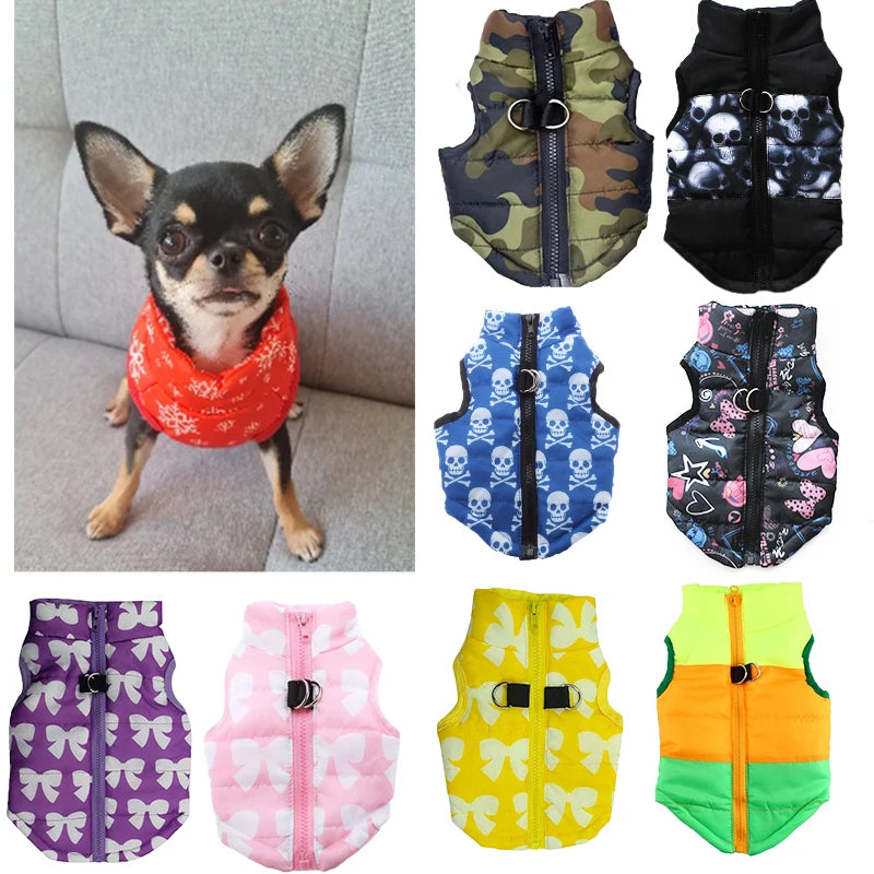 Dog Clothes For Small Dogs Chihuahua Dog Clothes Winter Cat Jacket Coat For Pug Puppy Down Coat Sphynx Pets Apparel