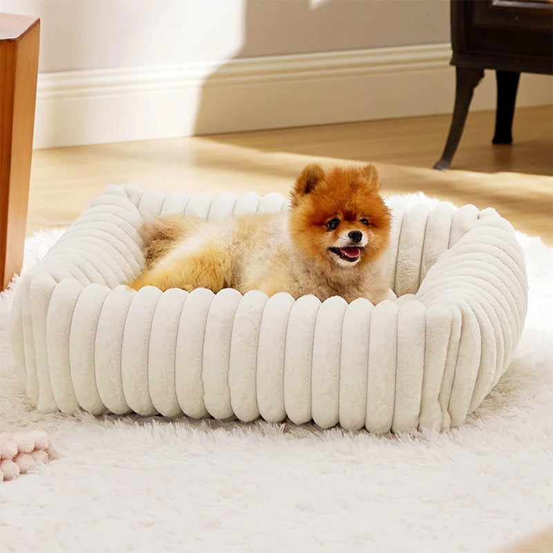 Large Pet Cat Dog Bed Square Plush Kennel Summer Washable Cat Mat Mattress Pet Cushion Medium Large Dogs Pet Supplies