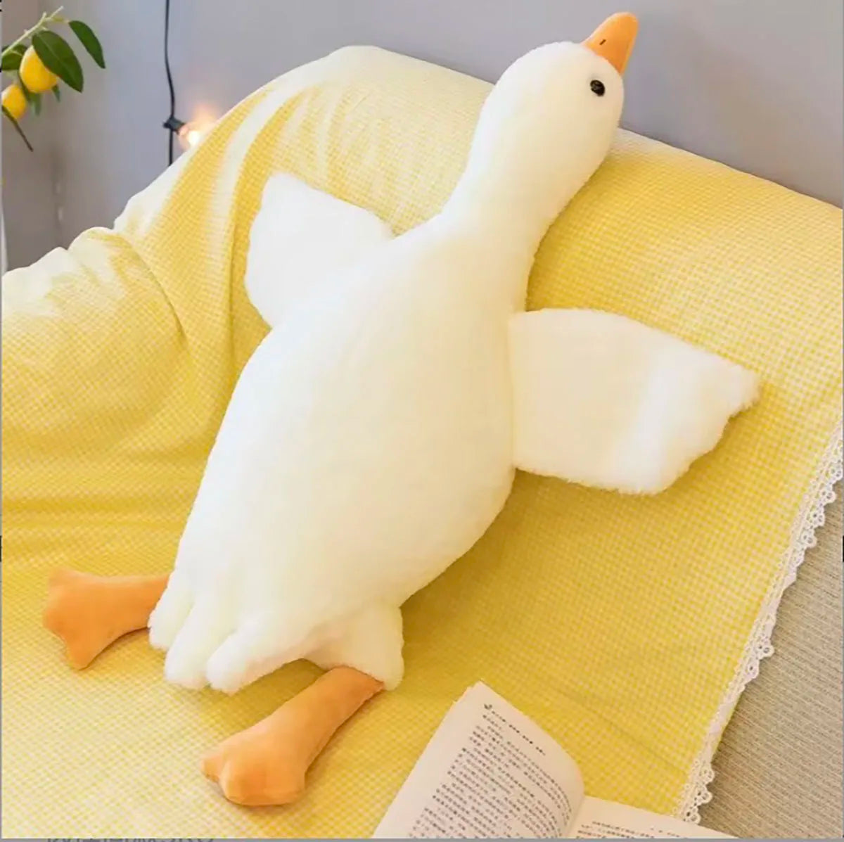 50/130CM Hot Goose Plush Stuffed Soft Duck Sleeping Pillow Sofa Cushion Kids Girlfriend Birthday Gift