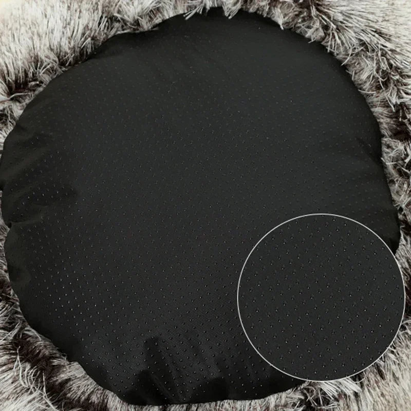 Winter Soft Plush Pet Bed with Cover Round Cat Bed Pet Mattress 
Warm Cat Dog Sleeping Nest Cave for Small Dogs Kitten 2 in 1