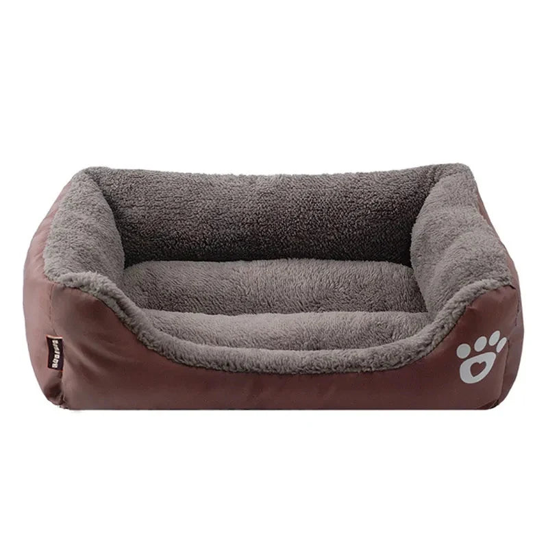 Pet Large Dog Bed Warm House Candy-colored Square Nest Pet Kennel For Small Medium Large Dogs Cat Puppy Plus Size Dog Baskets