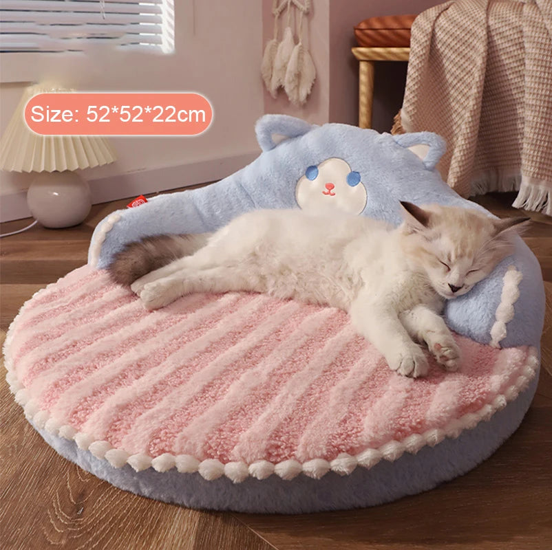 HOOPET Cat Sofa Bear Shape Mat for Small Dog Cat 
Washable Cave Cat Nest Dog Kennel Sponge Pad for Puppy/Kitten