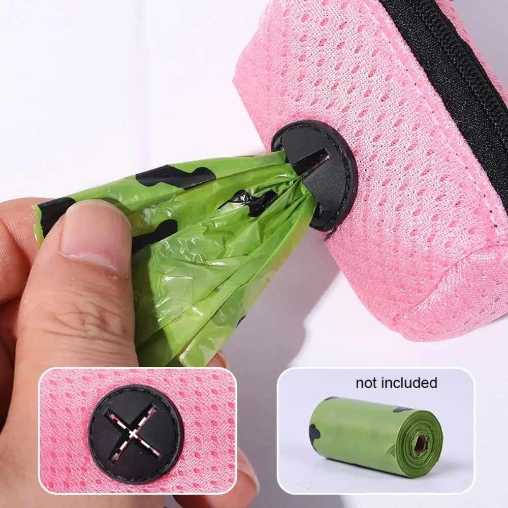 Mesh Dog Poo Bags Dispenser Portable