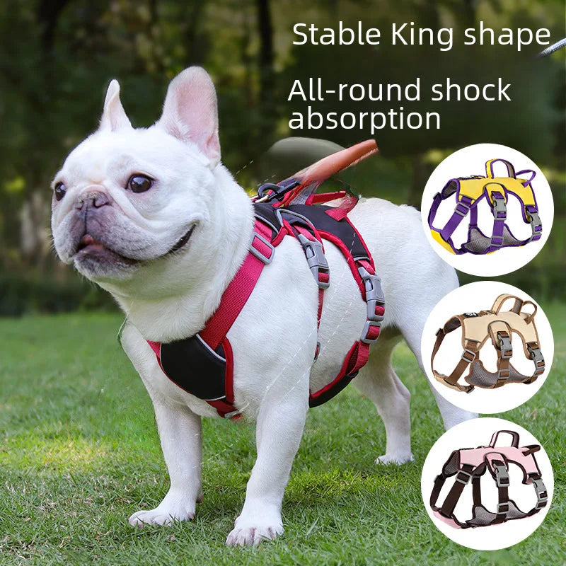 Hot sale pet chest strap small and medium sized dog chest strap anti-break dog leash reflective pet supplies Dog colar Flea Pets