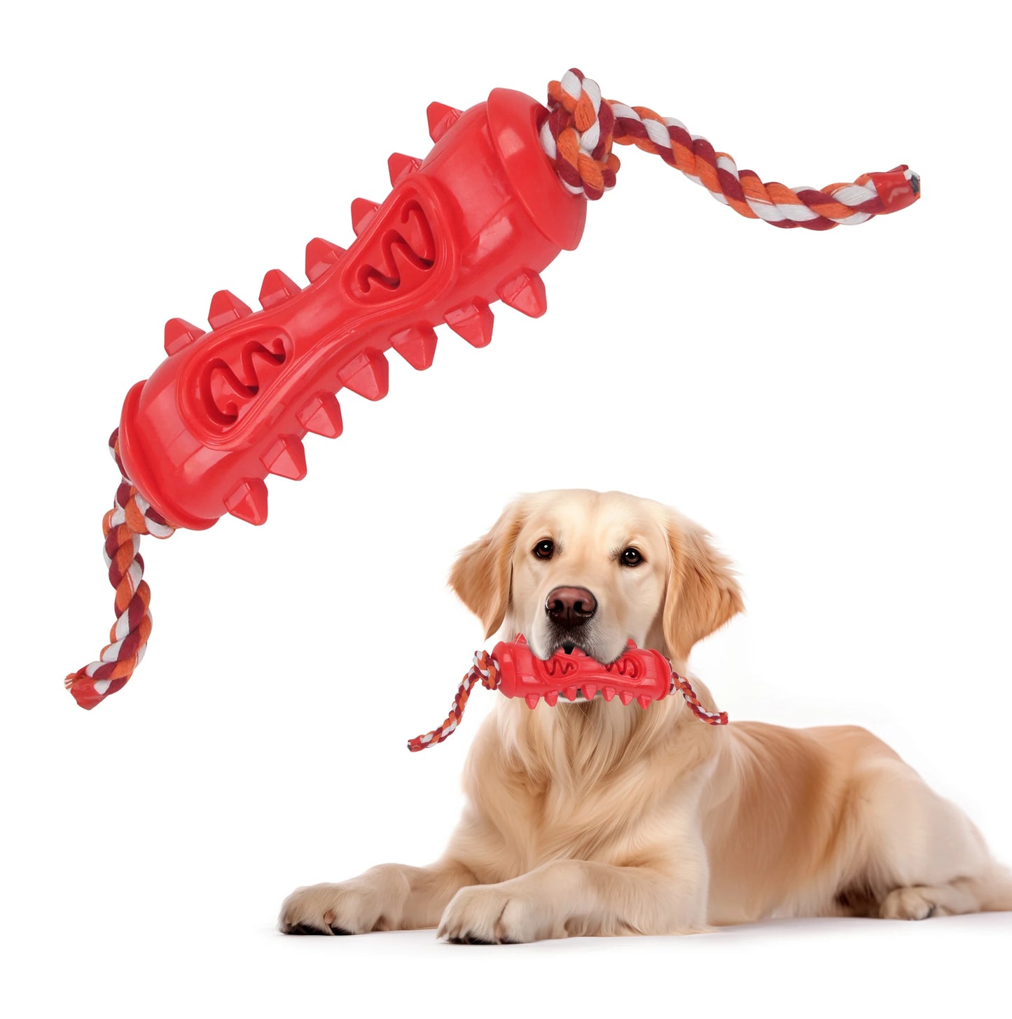 Dog Grinding Toys Suction Cup Rope Chew Toys Interactive Leaking Food Ball Teeth Cleaning Bite Resistance Toys Pet Products