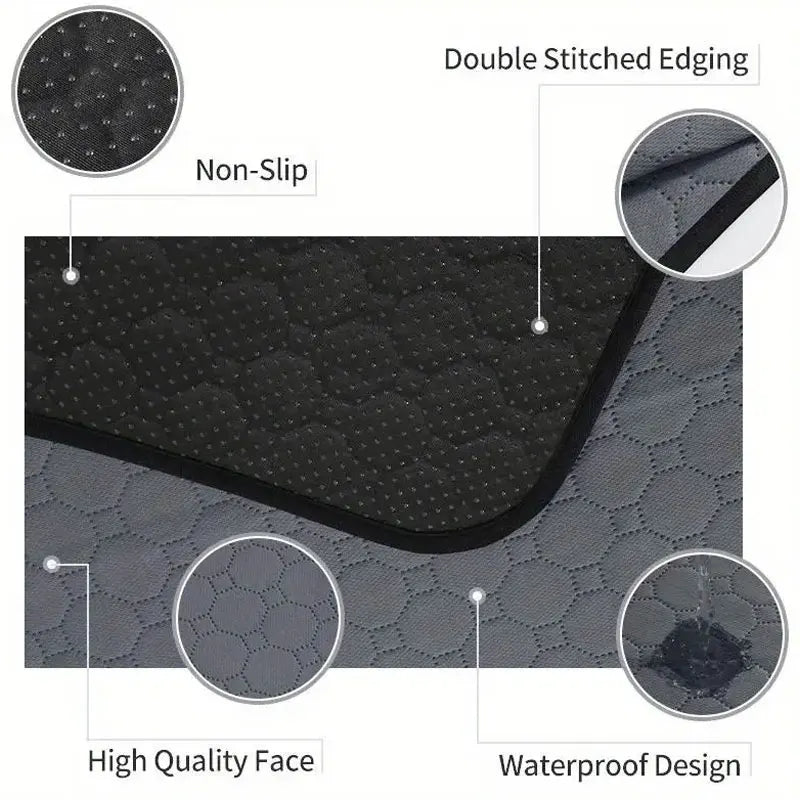 Dog Pee Pad Reusable Washable Dog Mat Car Seat Floor Sofa 
Waterproof Absorbent Puppy Cat Training Diaper Mat Pet Supplies