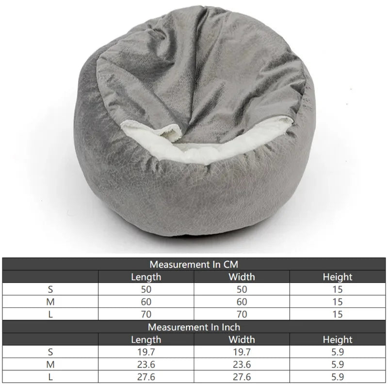 Orthopedic Dog Bed With Hooded Blanket Winter Warm Waterproof Dirt Resistant Cat Puppy House Cuddler Machine Washable