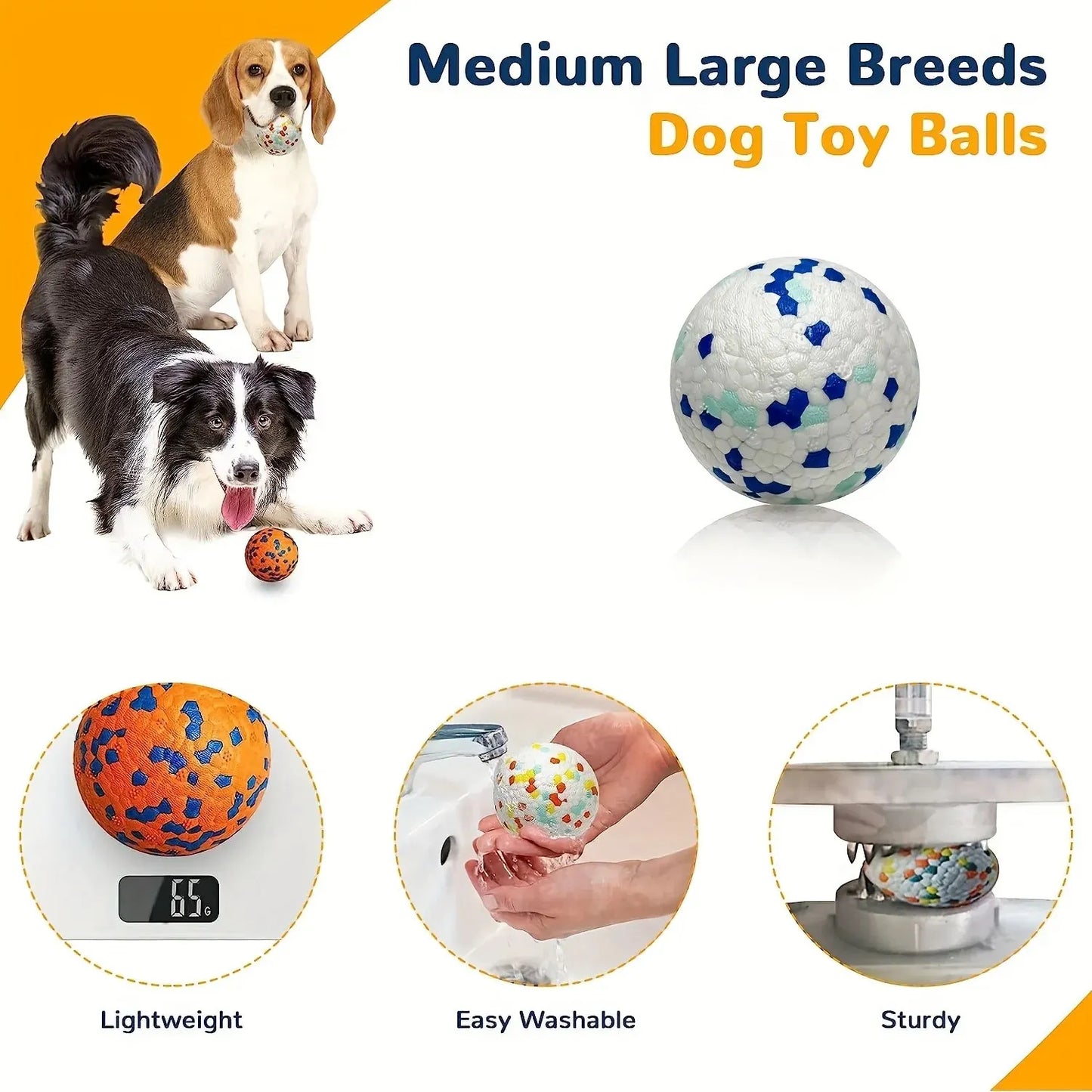 1pc Dog Toy Durable Crew Ball Pet Grinding Teeth Toy For Dog Interactive Supplies Chew Pet Interactive Supply Accessory