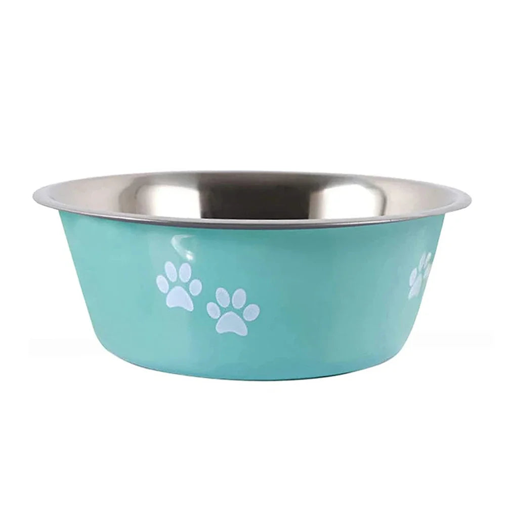 Cute Dog Bowls for Medium Large Dogs Feeding Bowls Water Bowls Stainless Steel Small Dog Food Bowl