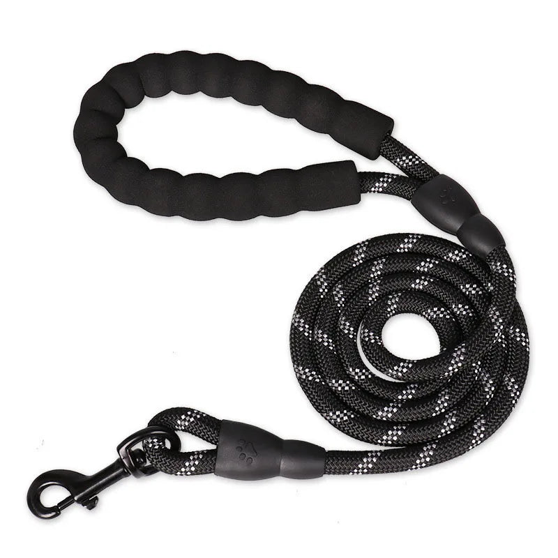 Pet Leash with Reflective & Comfortable Padded Handle for Small, Medium and Large Dogs