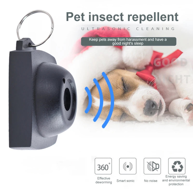 Ultrasonic Pet Insect Repellent Cats Flea Repellent Dogs Remove Tick Collar Pendant Pet Product Cat Accessories Dog Accessories