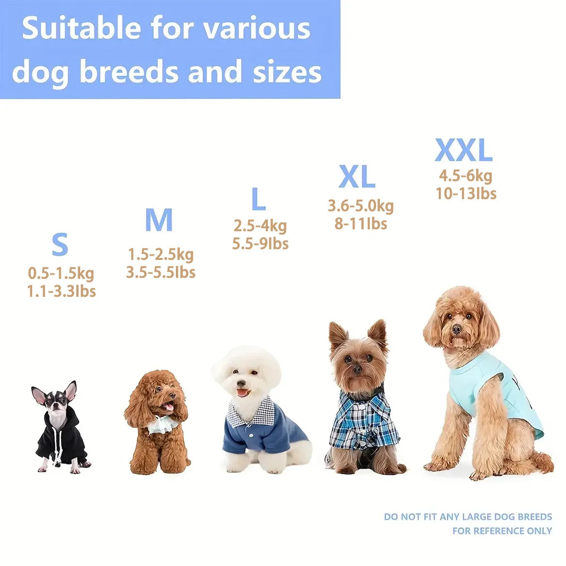 1pc pet hoodie Polyester  hoodie police printed  suitable for small and medium dog breeds