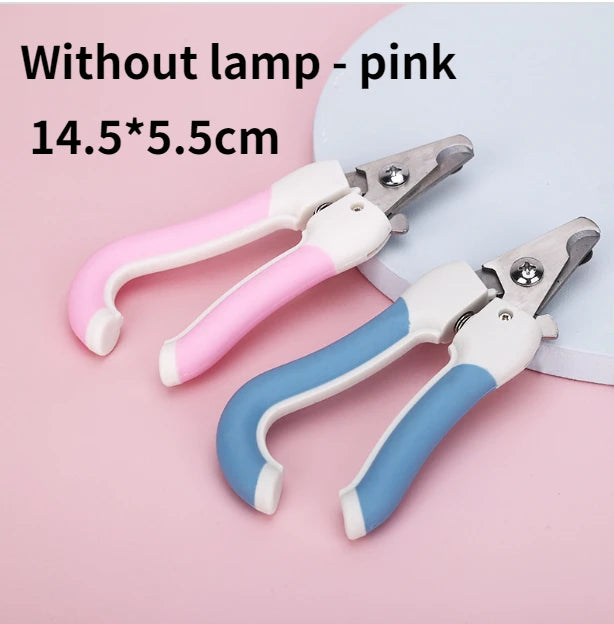 Professional Pet Nail Clipper LED Light Pet Nail Clipper Claw Grooming Scissors for Small Dogs Cats Scissors Dog Accessories