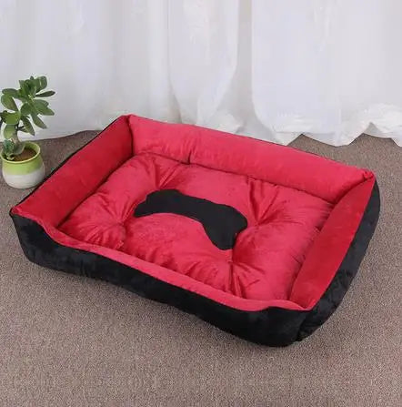 Pet Large Dog Bed Warm House Candy-colored Square Nest Pet Kennel For Small Medium Large Dogs Cat Puppy Plus Size Dog Baskets