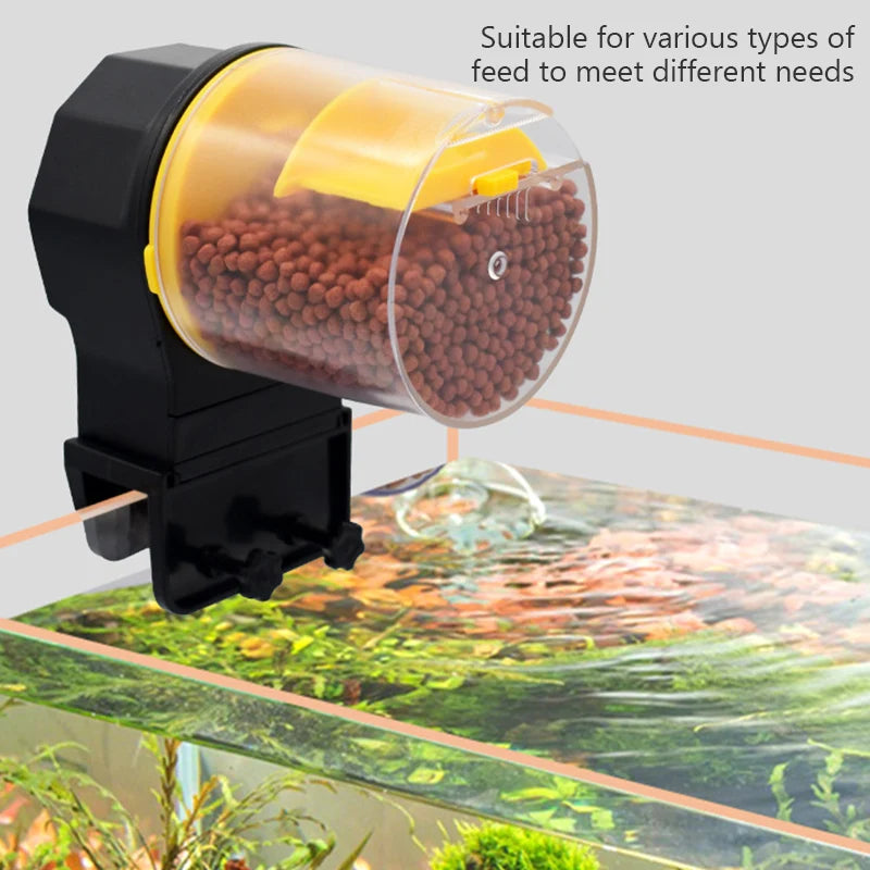 Automatic Fish Tank Feeder Intelligent Timing Automatic Feeder Aquarium Goldfish Feeder Large Capacity Goldfish Aquarium Feeder