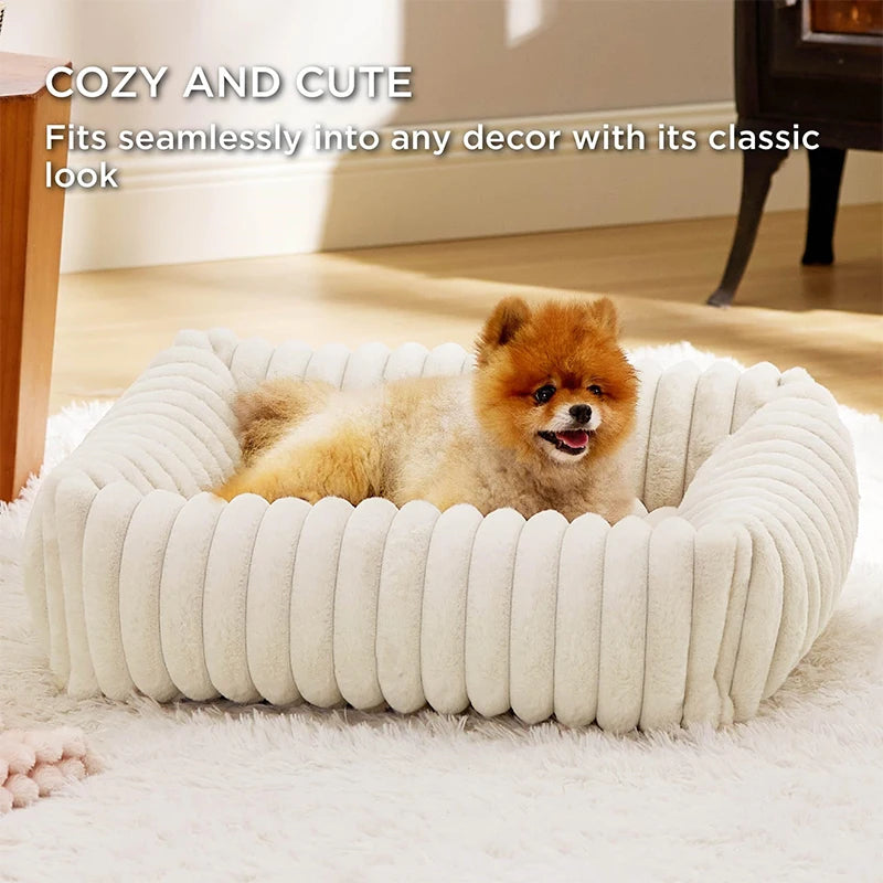 Large Pet Cat Dog Bed Square Plush Kennel Summer Washable Cat Mat Mattress Pet Cushion Medium Large Dogs Pet Supplies