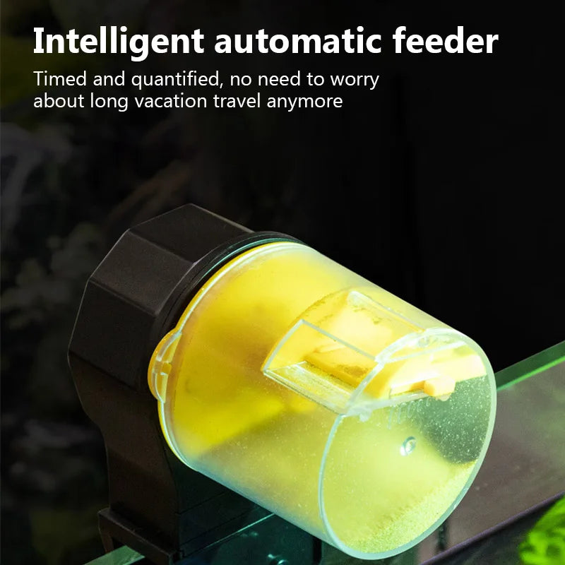 Automatic Fish Tank Feeder Intelligent Timing Automatic Feeder Aquarium Goldfish Feeder Large Capacity Goldfish Aquarium Feeder