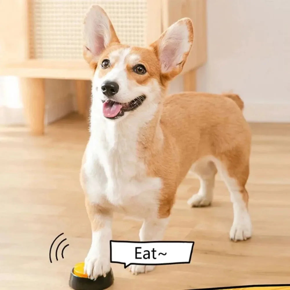 8PCS Dog Communication Buttons Voice Recording Button for Pet Training Buzzer 30 Second Record Playback Funny Gift for Talking