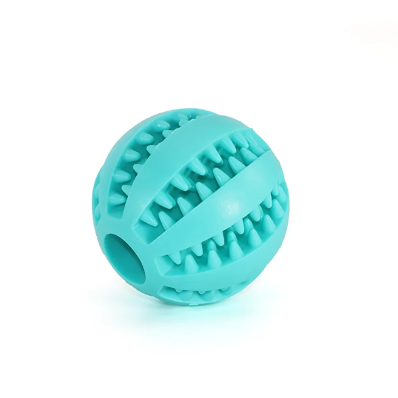 Natural Rubber Pet Dog Toys Dog Chew Toys Tooth Cleaning Treat Ball Extra-tough Interactive Elasticity Ball5cm for Pet Products