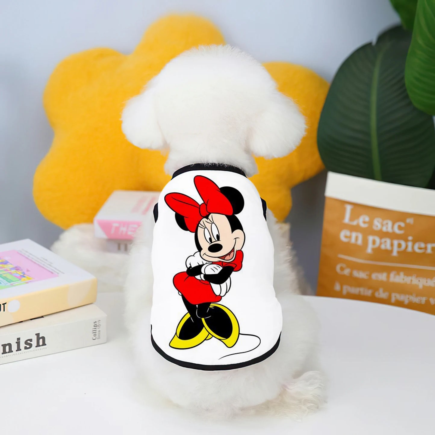 Puppy Summer Clothes Minnie Mickey Elements Pet Dog Clothes Chihuahua Vest Supplies Products Home Garden