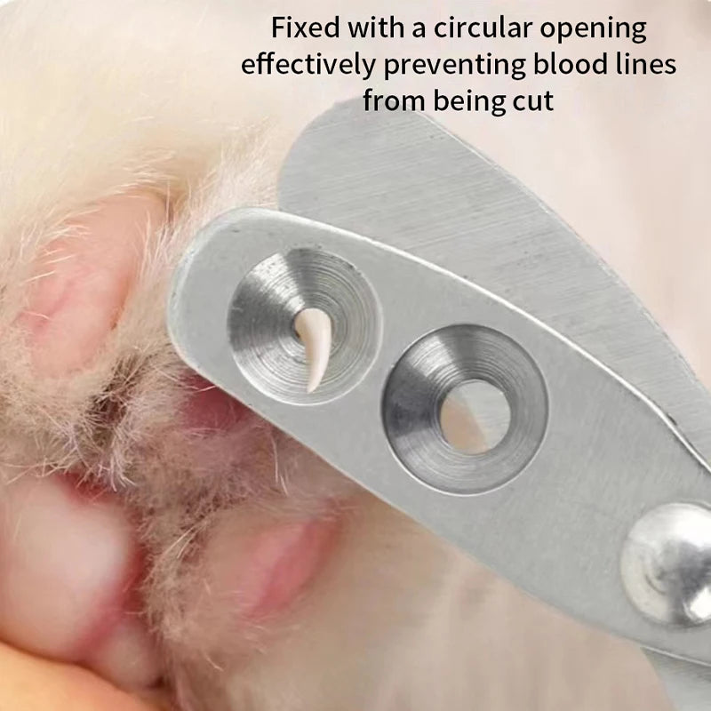 Cat Nail Clippers for Small Cat Dog Stainless Steel Puppy Claws Cutter Pet Nail Grooming Clippers Trimmer